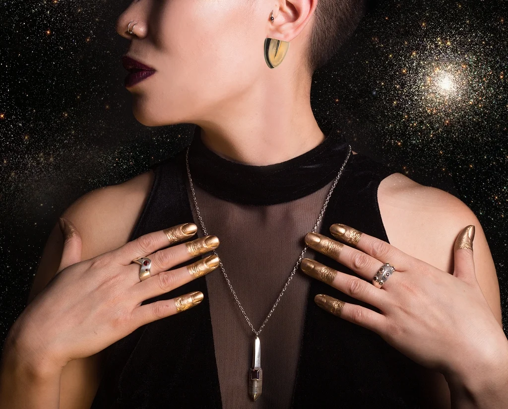 Wing Tip Earrings Cockpit Pendant Vath Ring Lost Satillite Ring