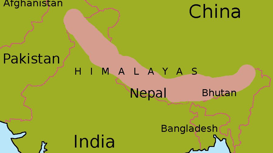 De Himalaya bestrijkt zes prachtige landen.