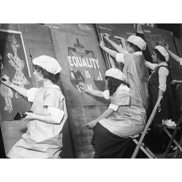 ➖ Pre-Vinylettes Exhibition ➖
_
Super chuffed to be part of the upcoming exhibition at Ford Gallery Portland, USA: &lsquo;Pre-Vinylette Suffragettes Centennial Exhibition. Here are some archival photographs which mark the beginning of my research ahe
