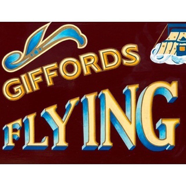 ➖ Giffords Circus Flying Sauce ➖
_
I recently made the visual identity &amp; a couple of signs for @officialgiffordscircus new, exciting concept: &lsquo;Flying Sauce&rsquo; - ➡️ for shots of the long sign &amp; some close-ups. Working loosely with th