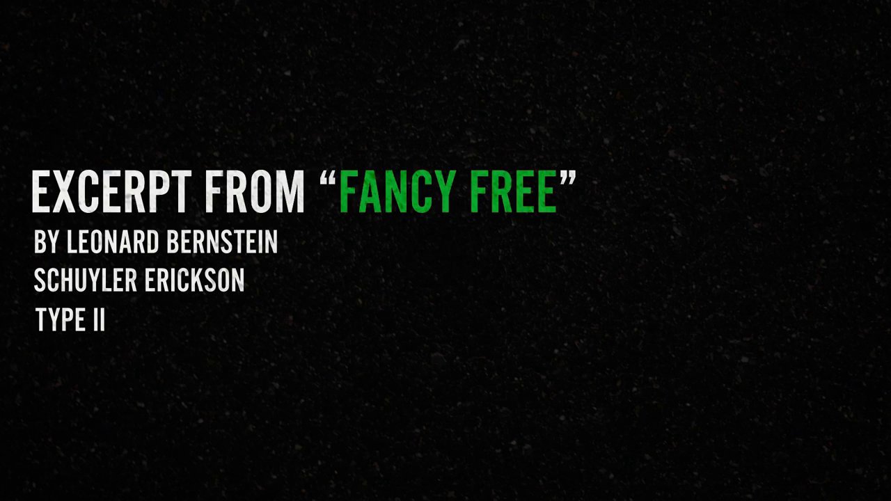 Exceprt from "Fancy Free" Onomatopoeia Animation