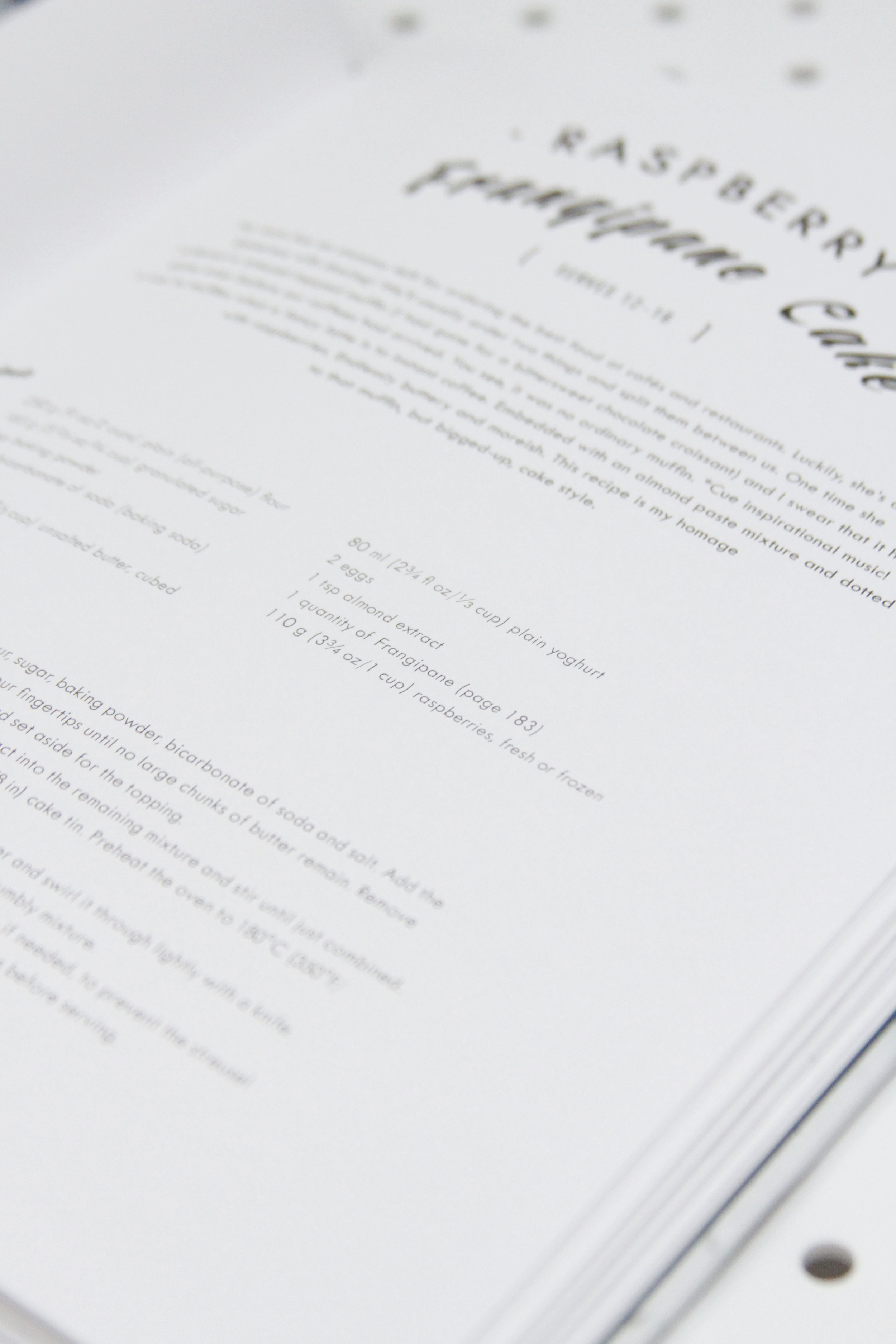 top with cinnamon cookbook review // print (em) shop