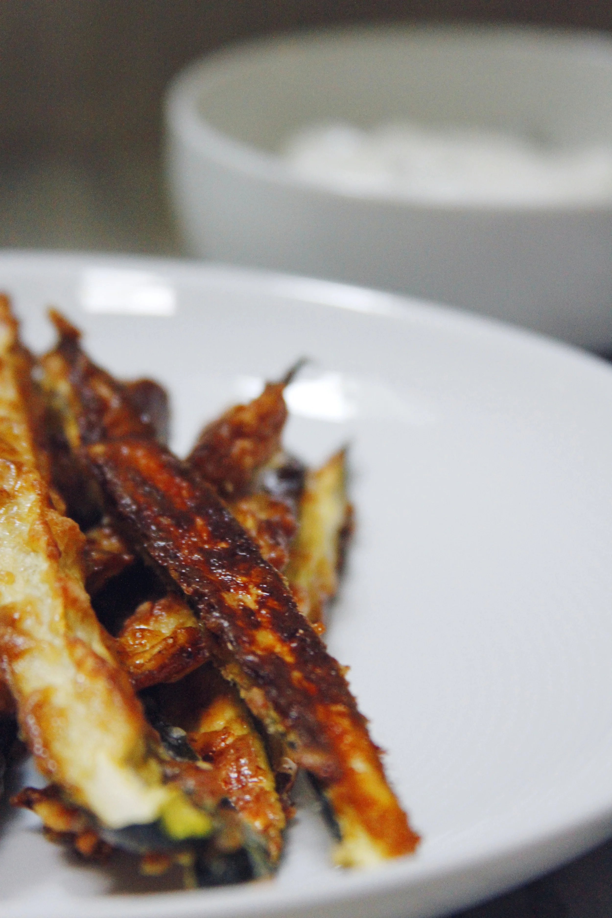 crispy zucchini fries with herbed yogurt // print (em) shop