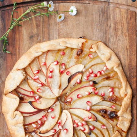 apple and honey galette