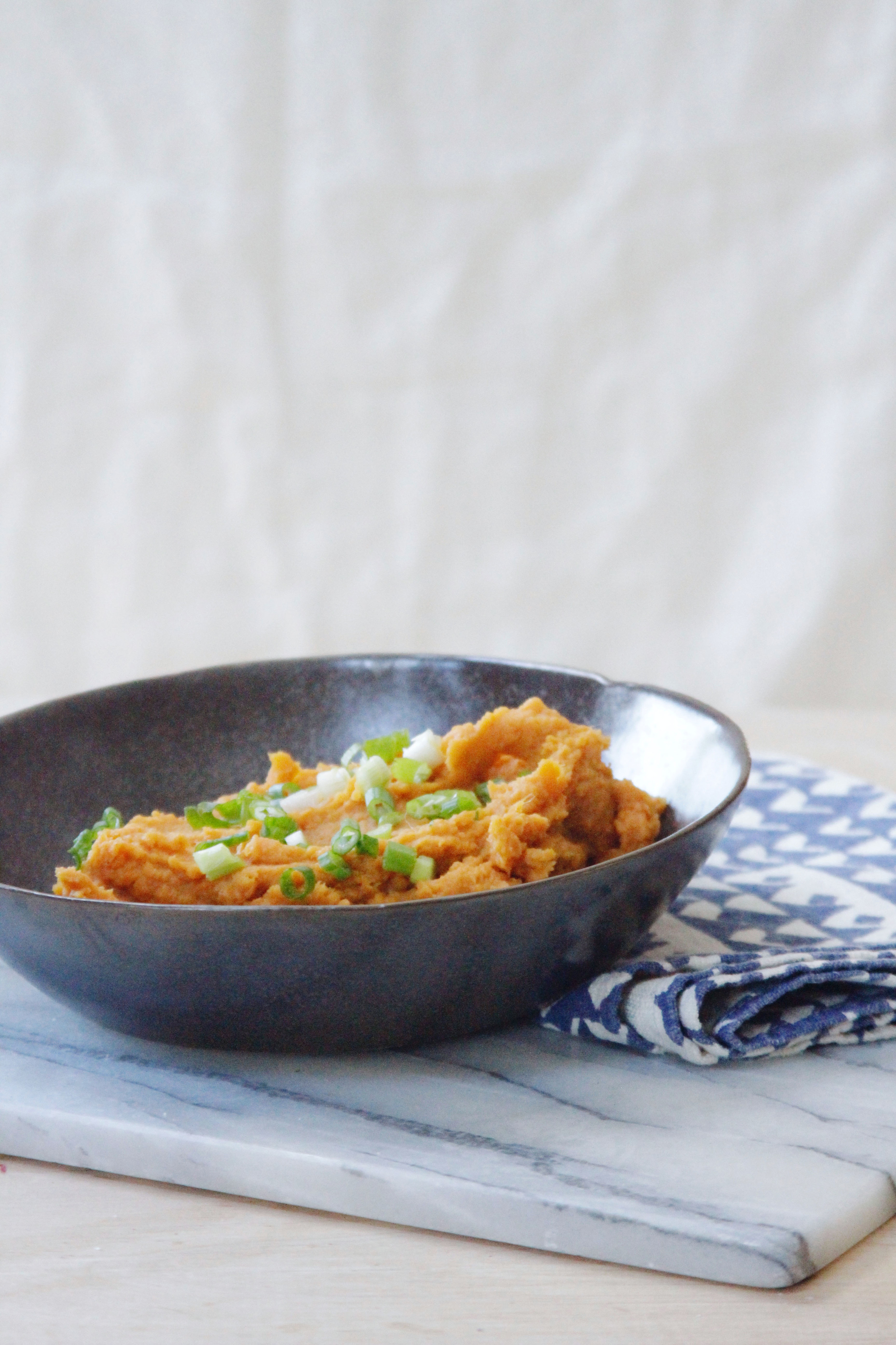 curried mashed sweet potatoes // a little gathering