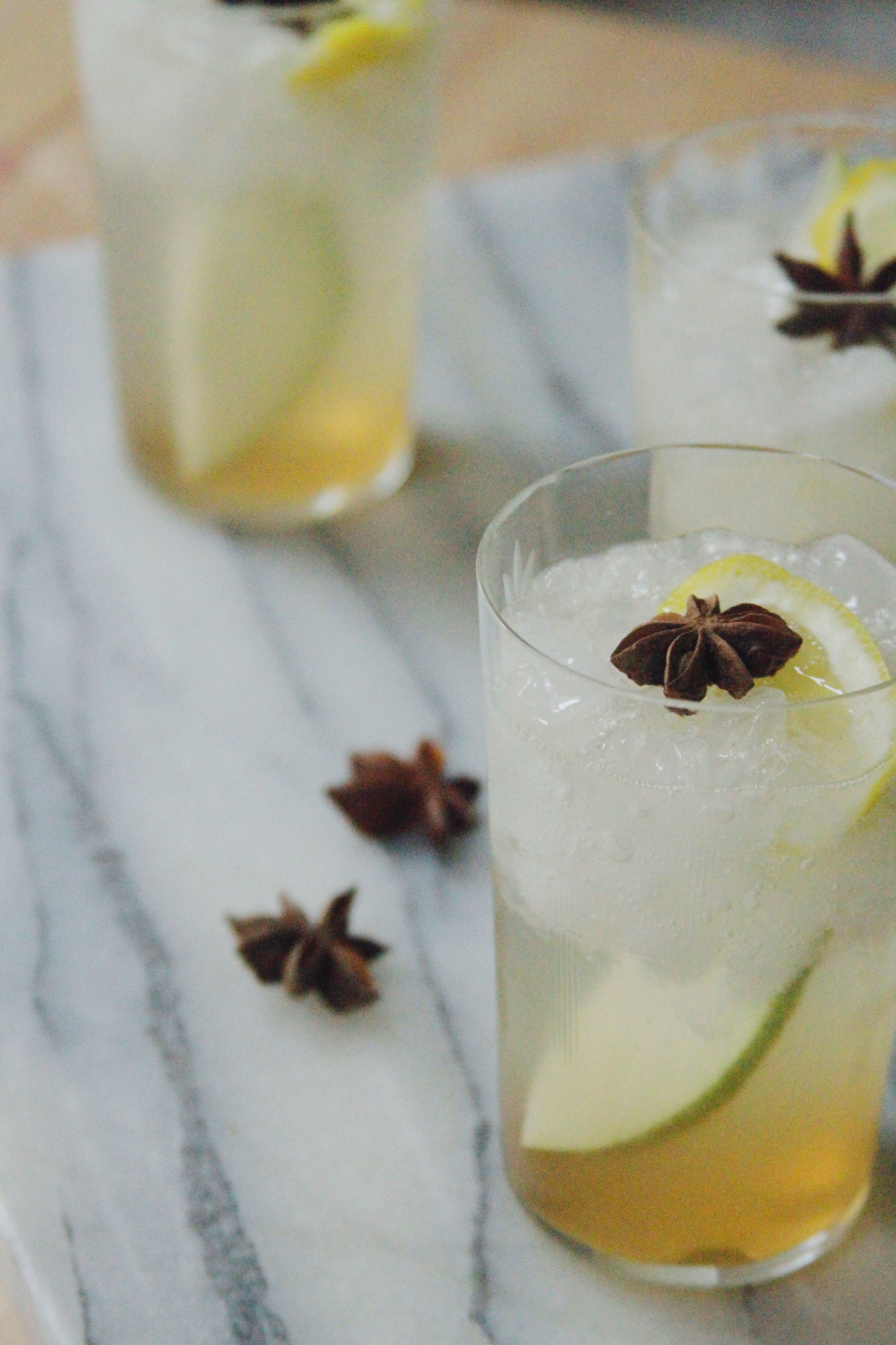 chai pear lemonade // a little gathering