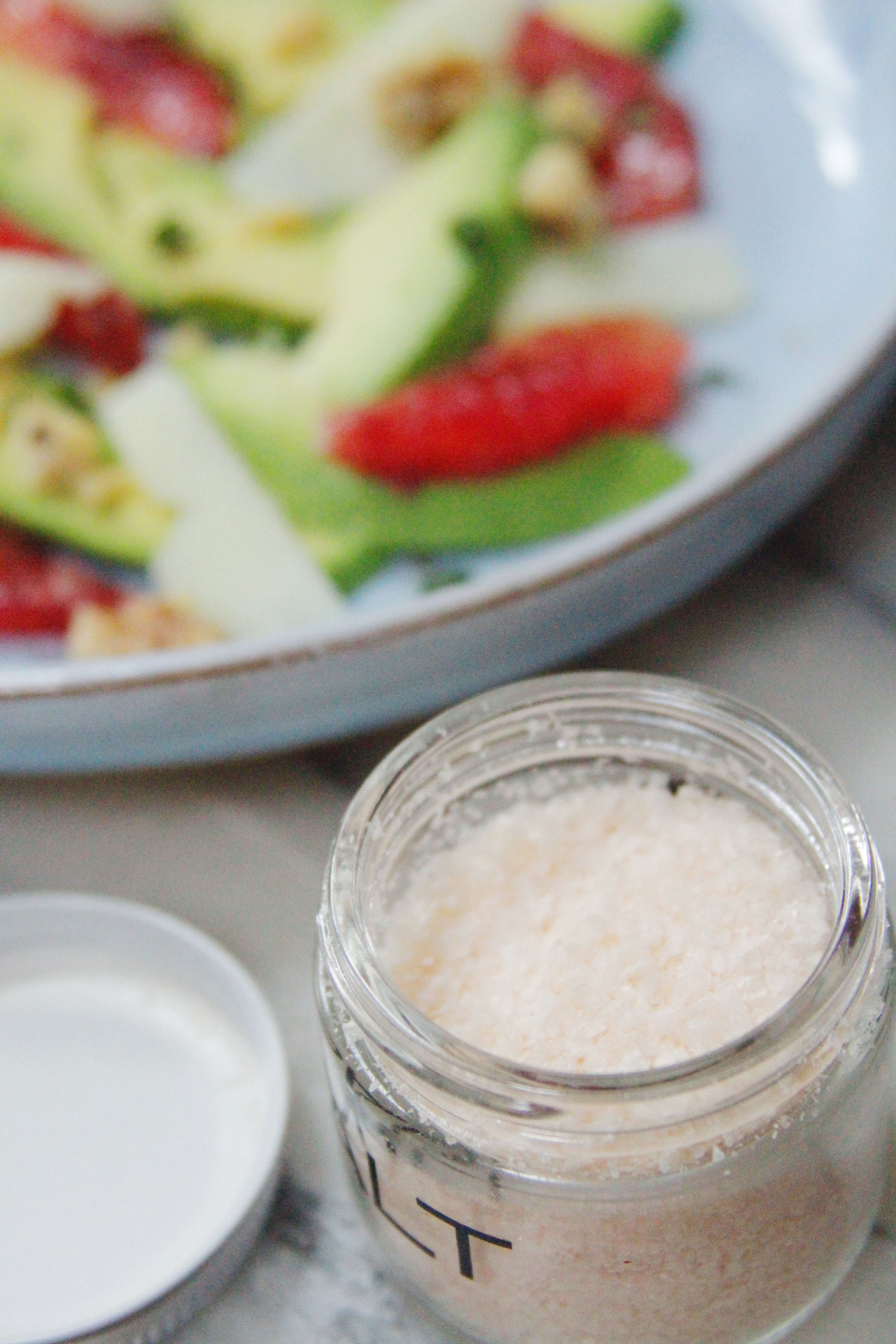 avocado + blood orange salad