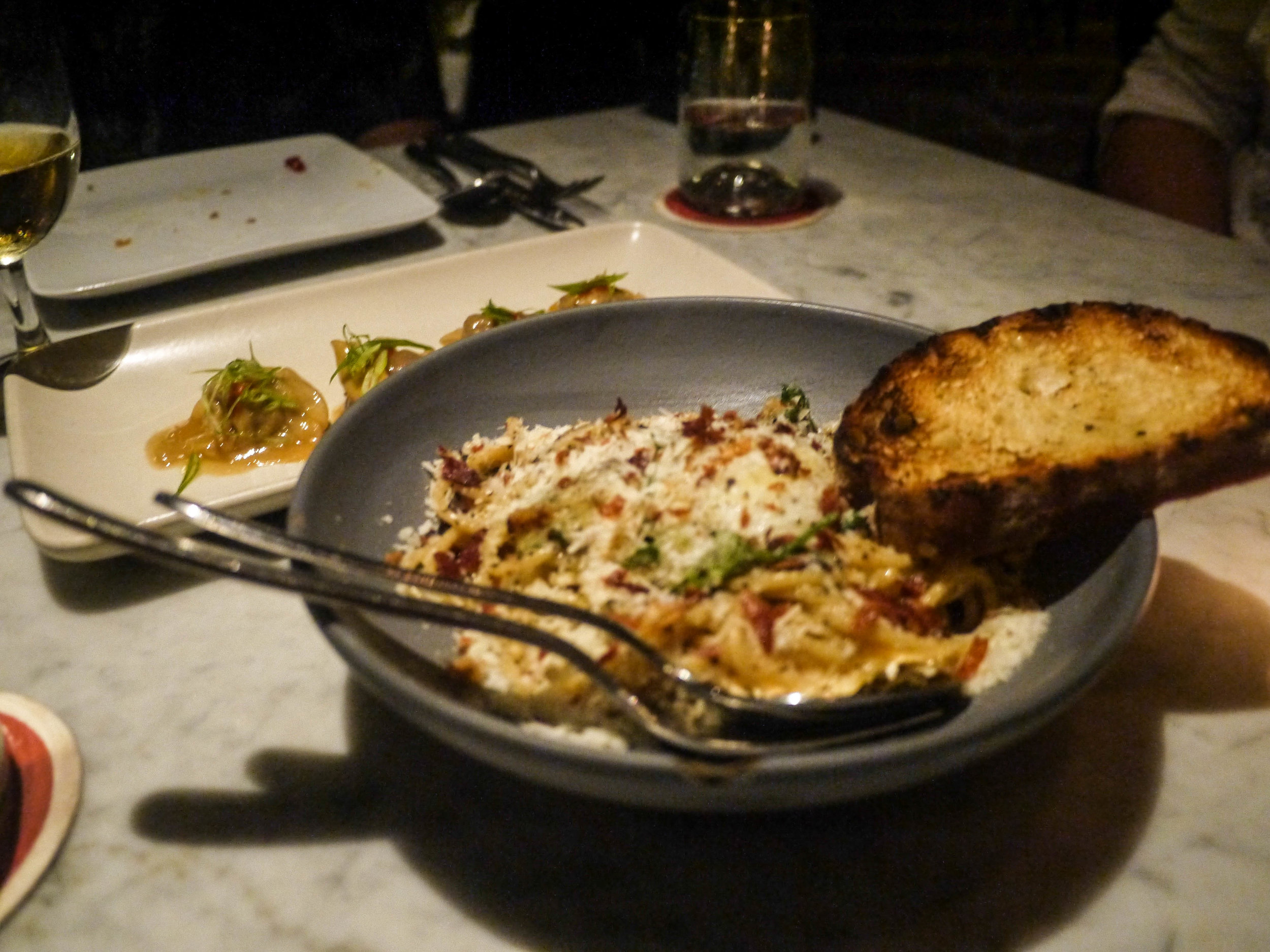 Then pasta time