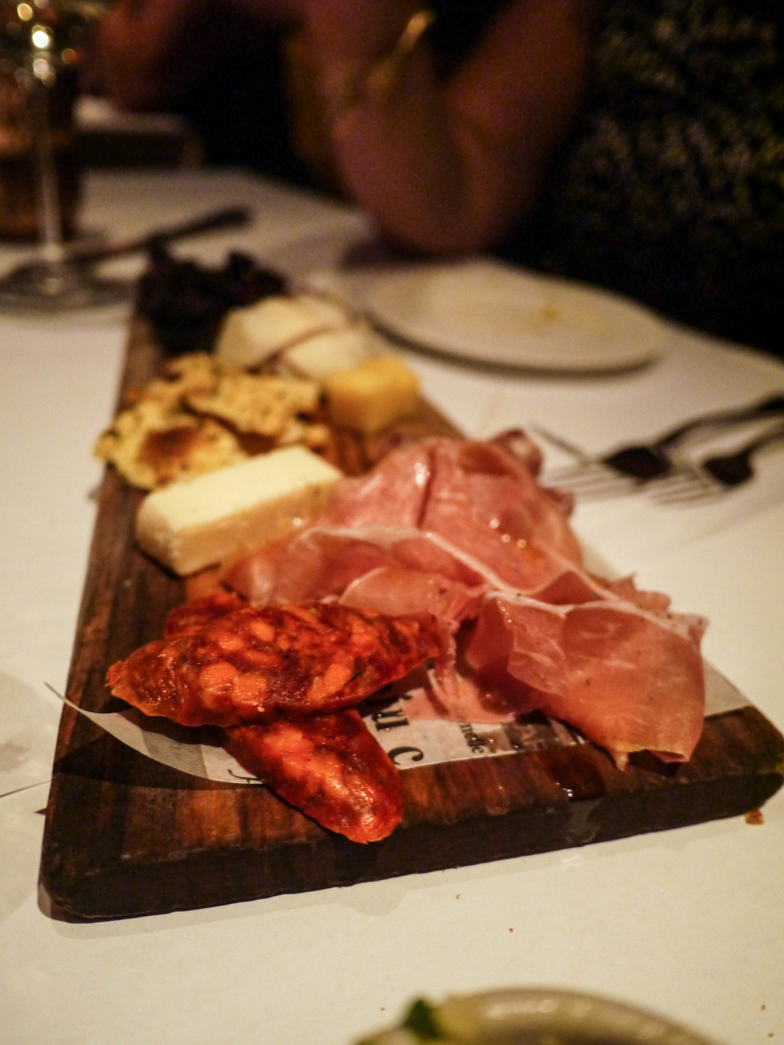 Salumi and cheese