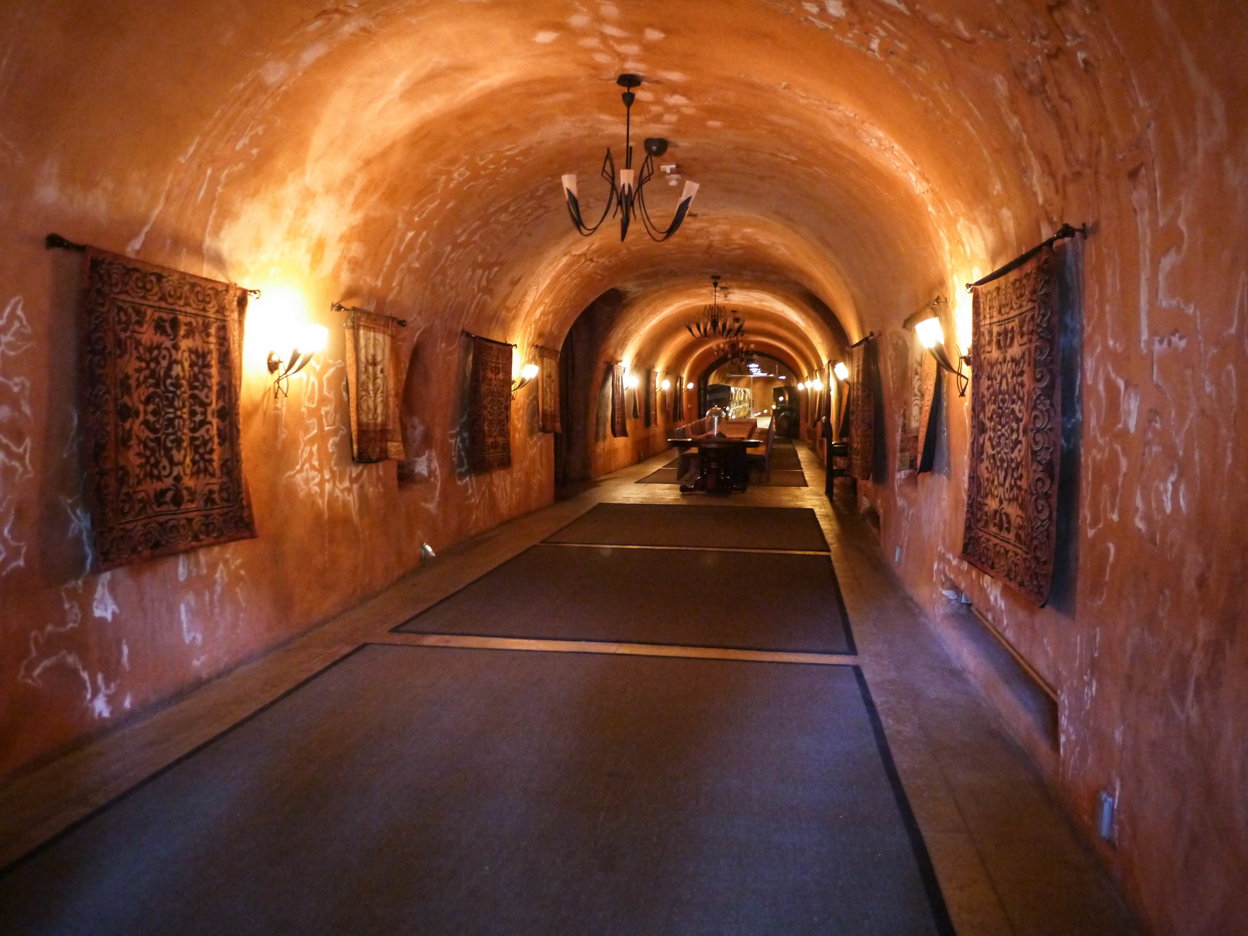 How amazing is their wine cave!