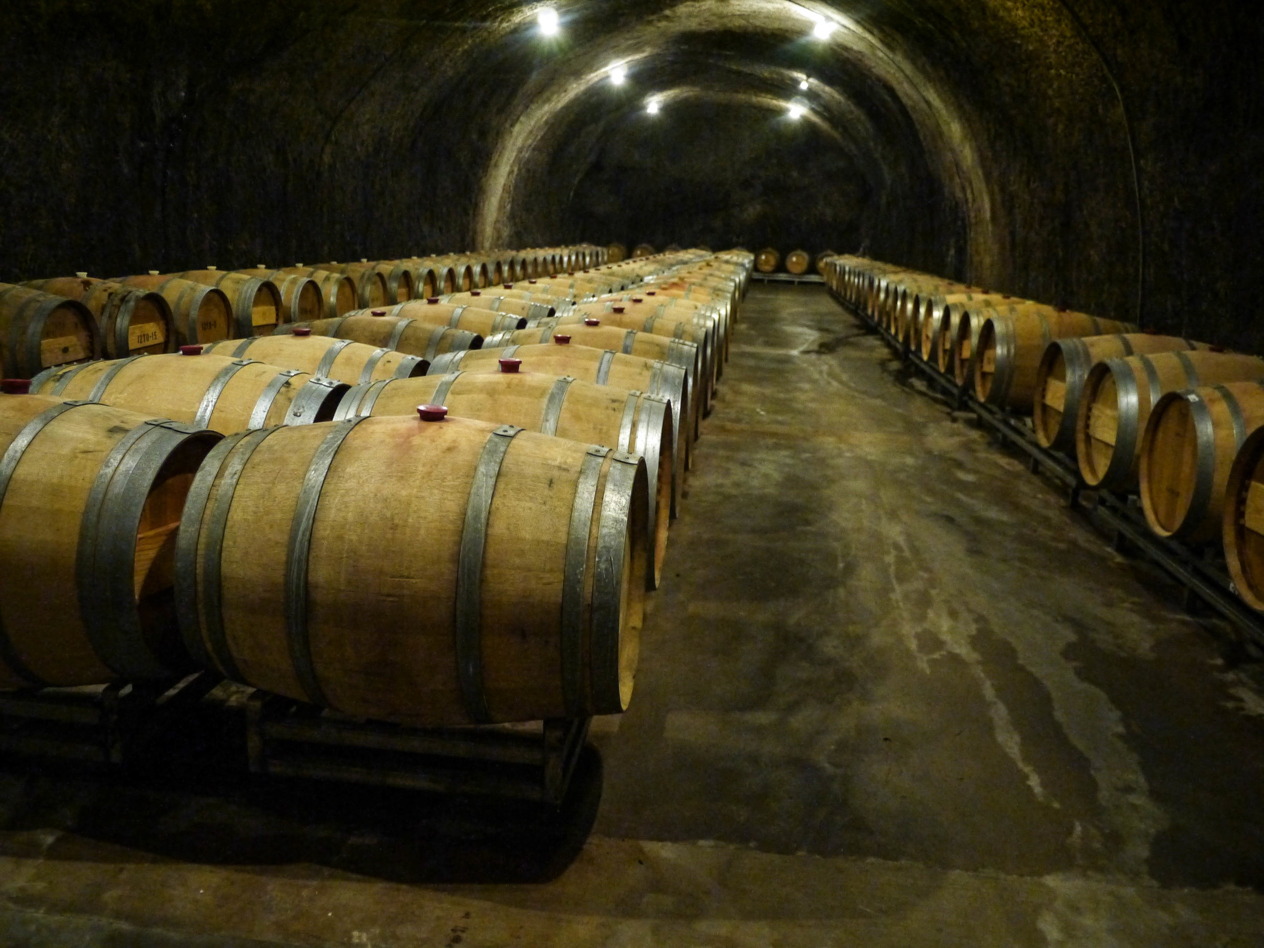 Their really really cool wine cave.