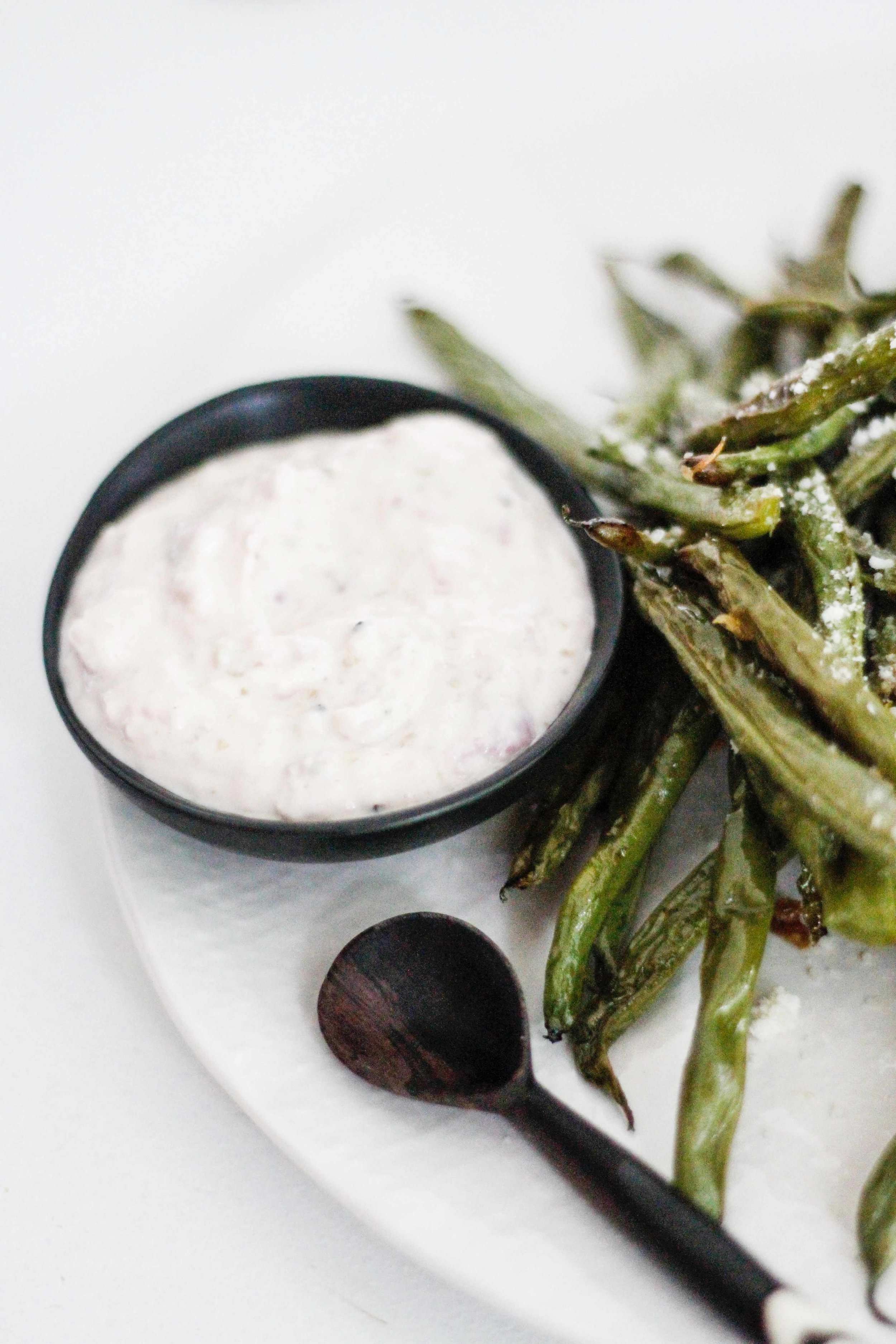Roasted green beans