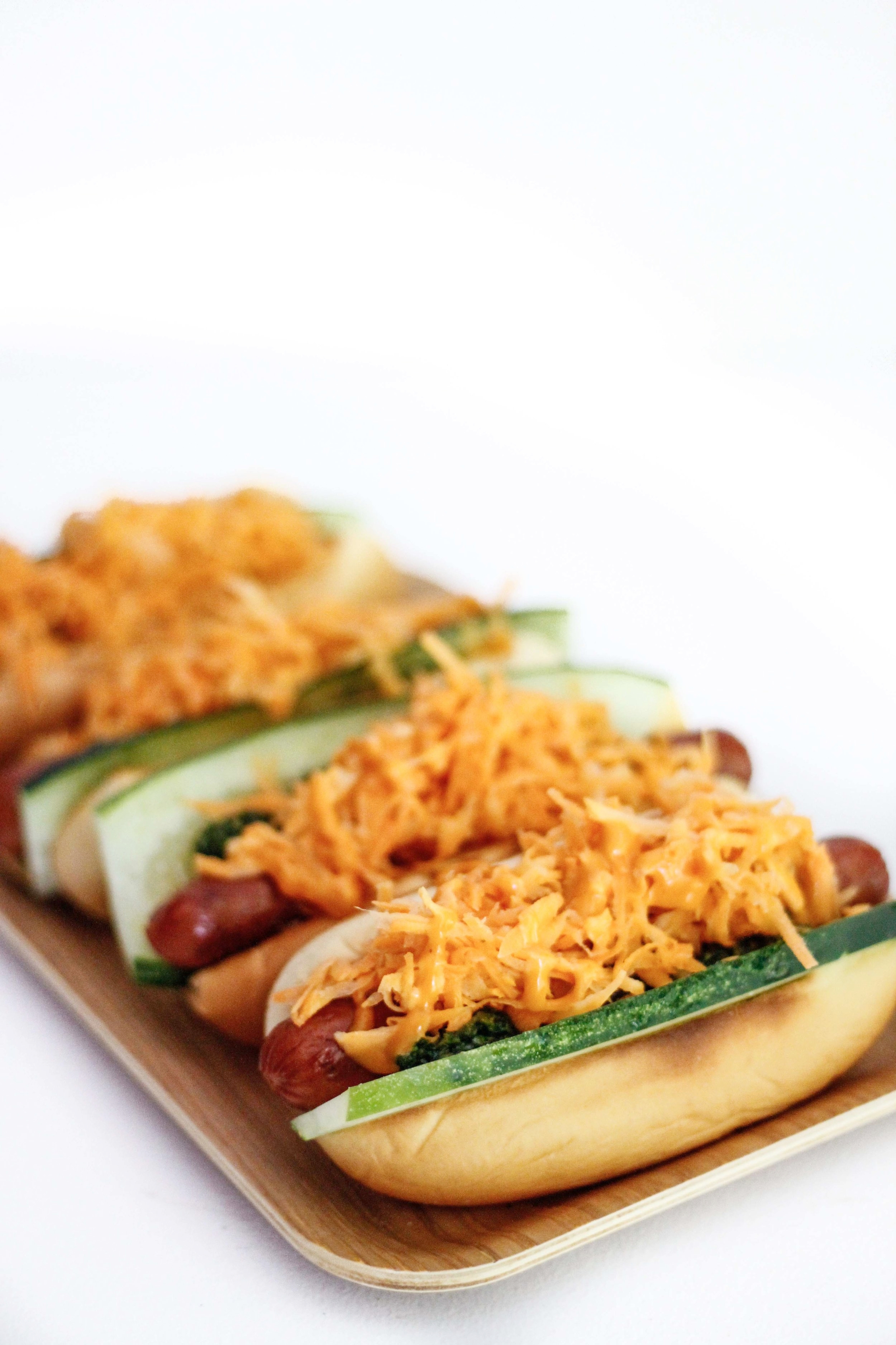 Banh mi-style hot dogs