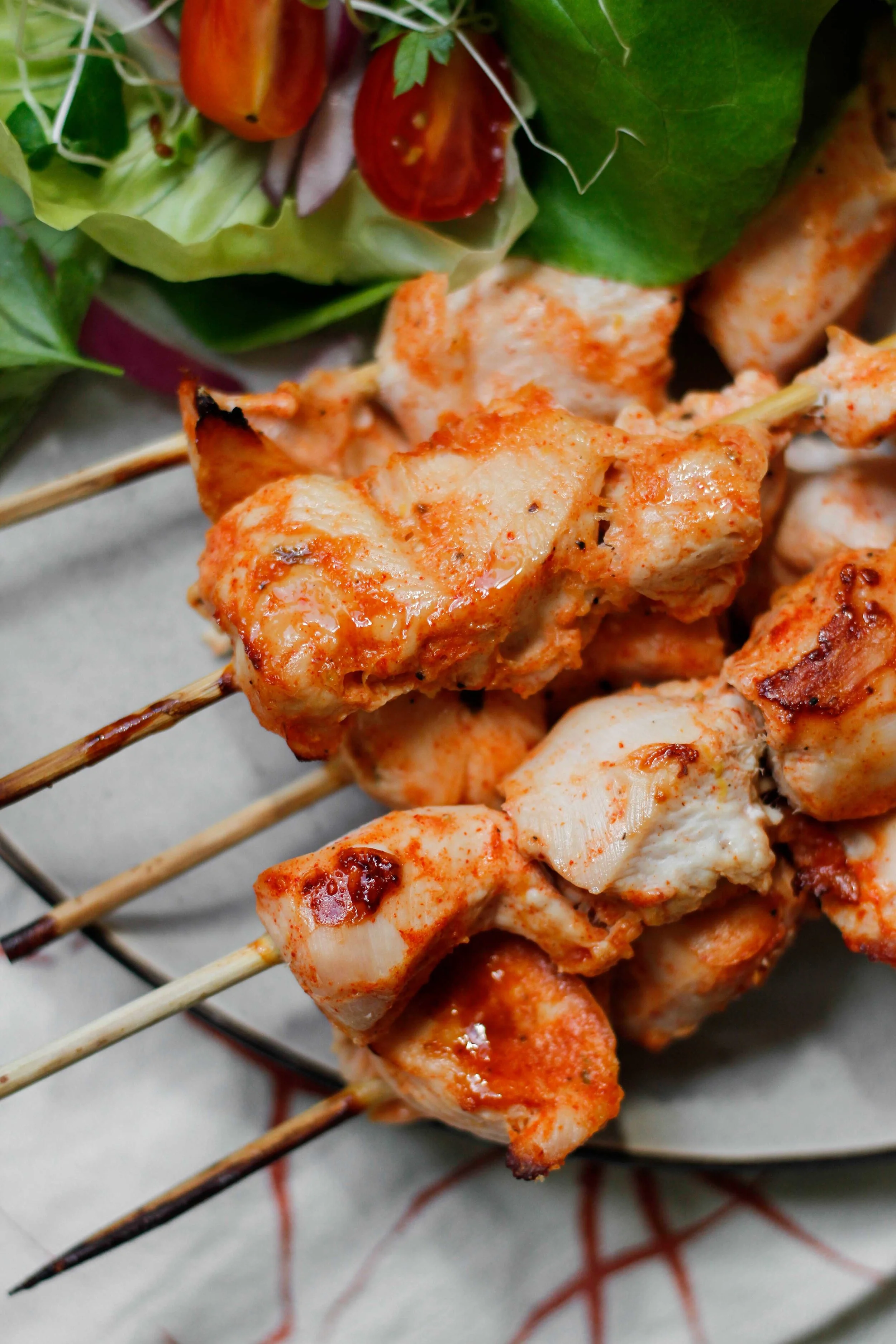 Ovenbaked paprika chicken skewers — A Little Gathering