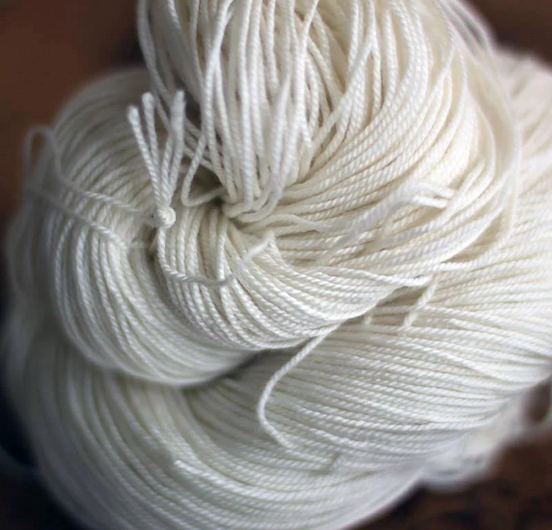 In its pure undyed state...