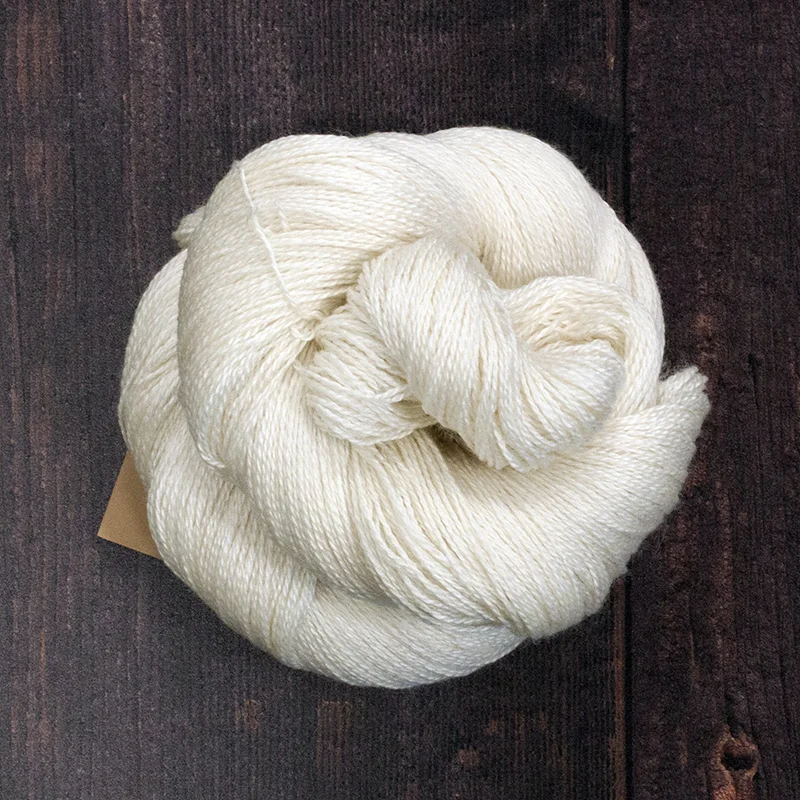 Type 49031 Decadence Lace 600 55% Superwash Bluefaced Leicester Wool 45% Silk 100g Hanks 600m per 100g 2/12nm