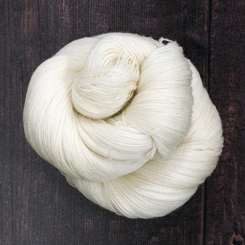 Type 49044 BFL Lace 100% Superwash Bluefaced Leicester Wool 100g Hanks 800m per 100g 2/16nm