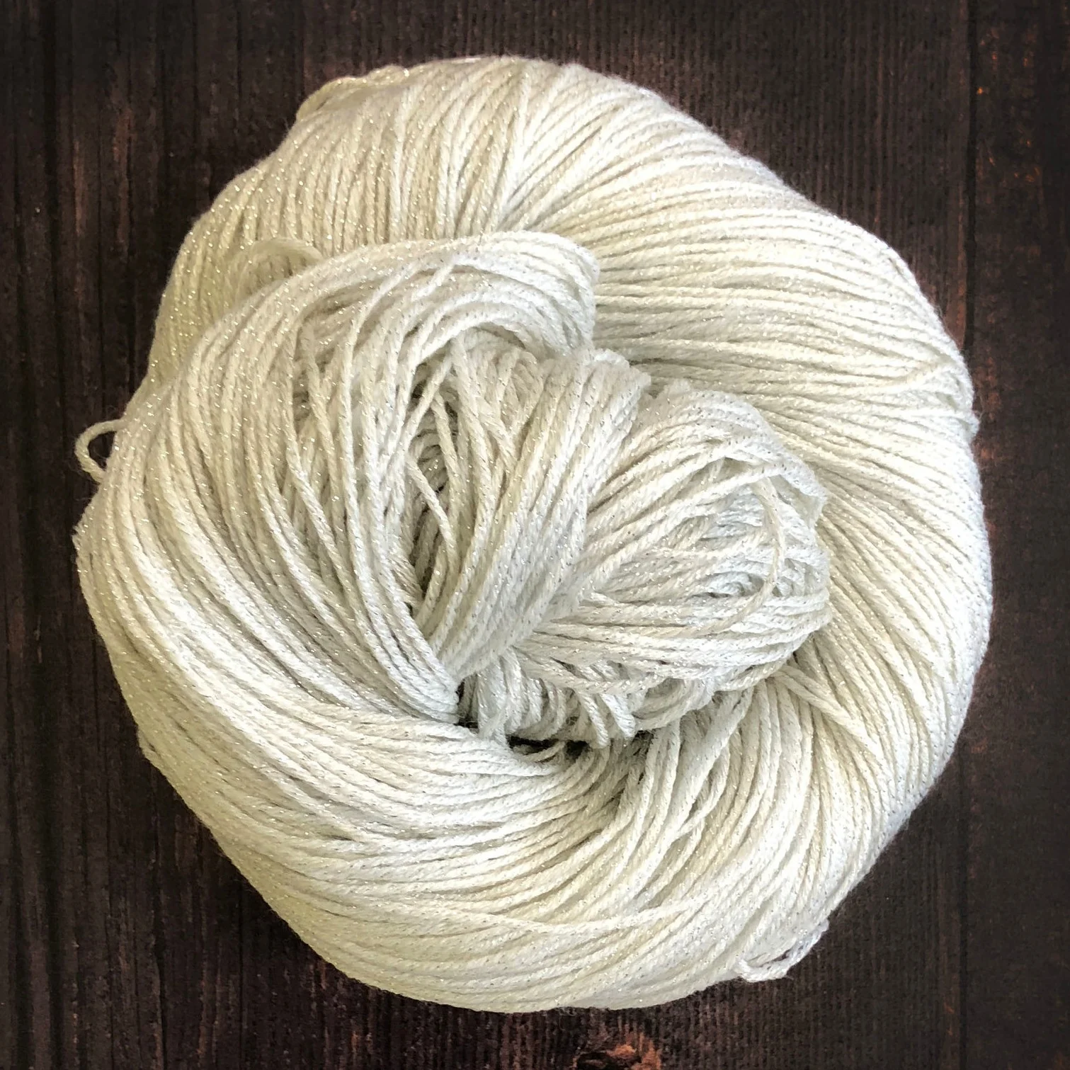 Type 49102 Lurex Sparkle 4ply 66% Superwah Merino Wool 34% Lurex 100g Hanks 360m per 100g 1/3.6nm