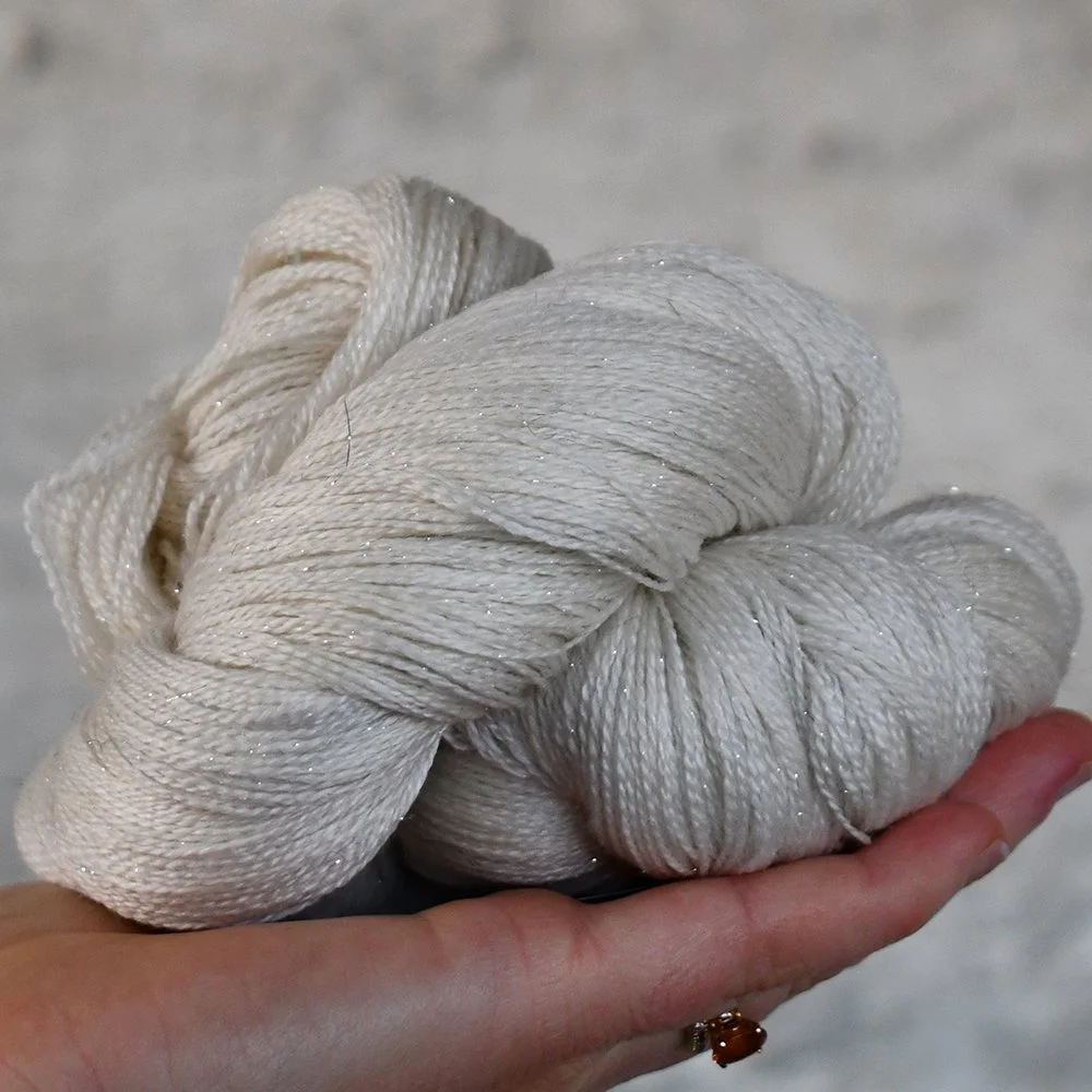 Silver Sparkle Lace - 49025