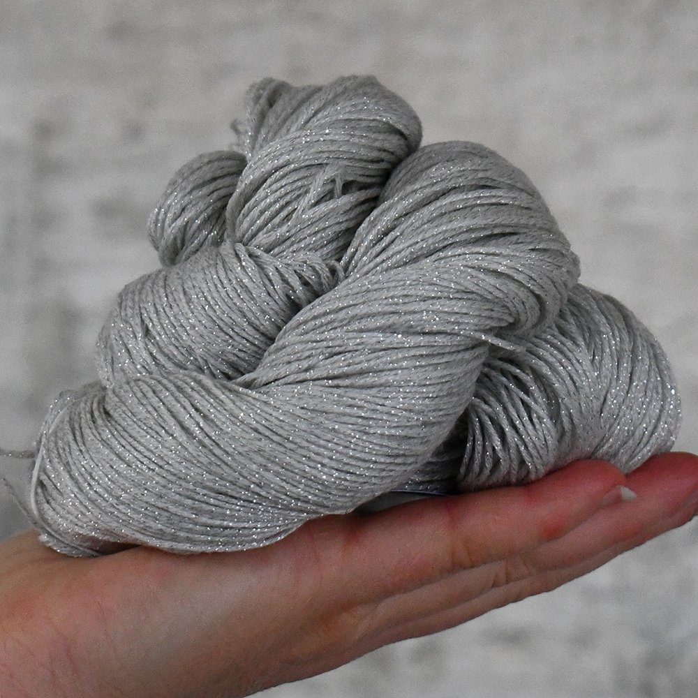 CHESTER WOOL CO - Undyed yarns which contain Stellina and Lurex CHESTER WOOL CO - Undyed yarns which contain Stellina and Lurex