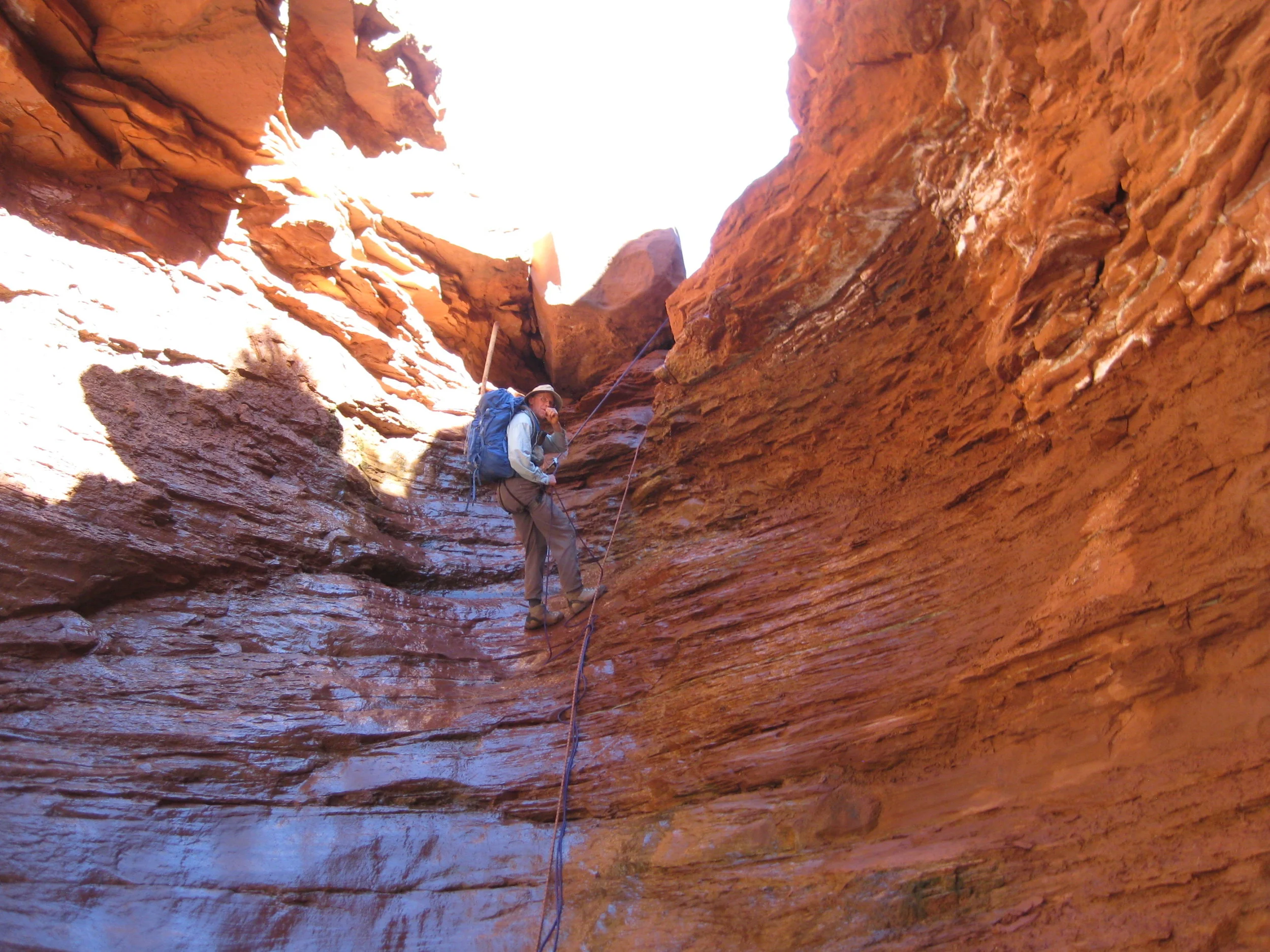 Can you eat a Nuts & Glory granola bar while rappelling?? Yes you can!