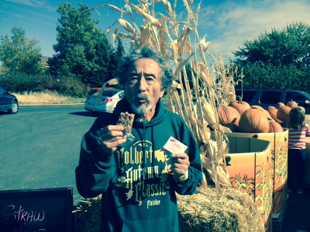 Tad from Spokane, WA after finishing the 2014 Colbert Autumn Classic Half Marathon in Colbert, WA....he set a personal best!