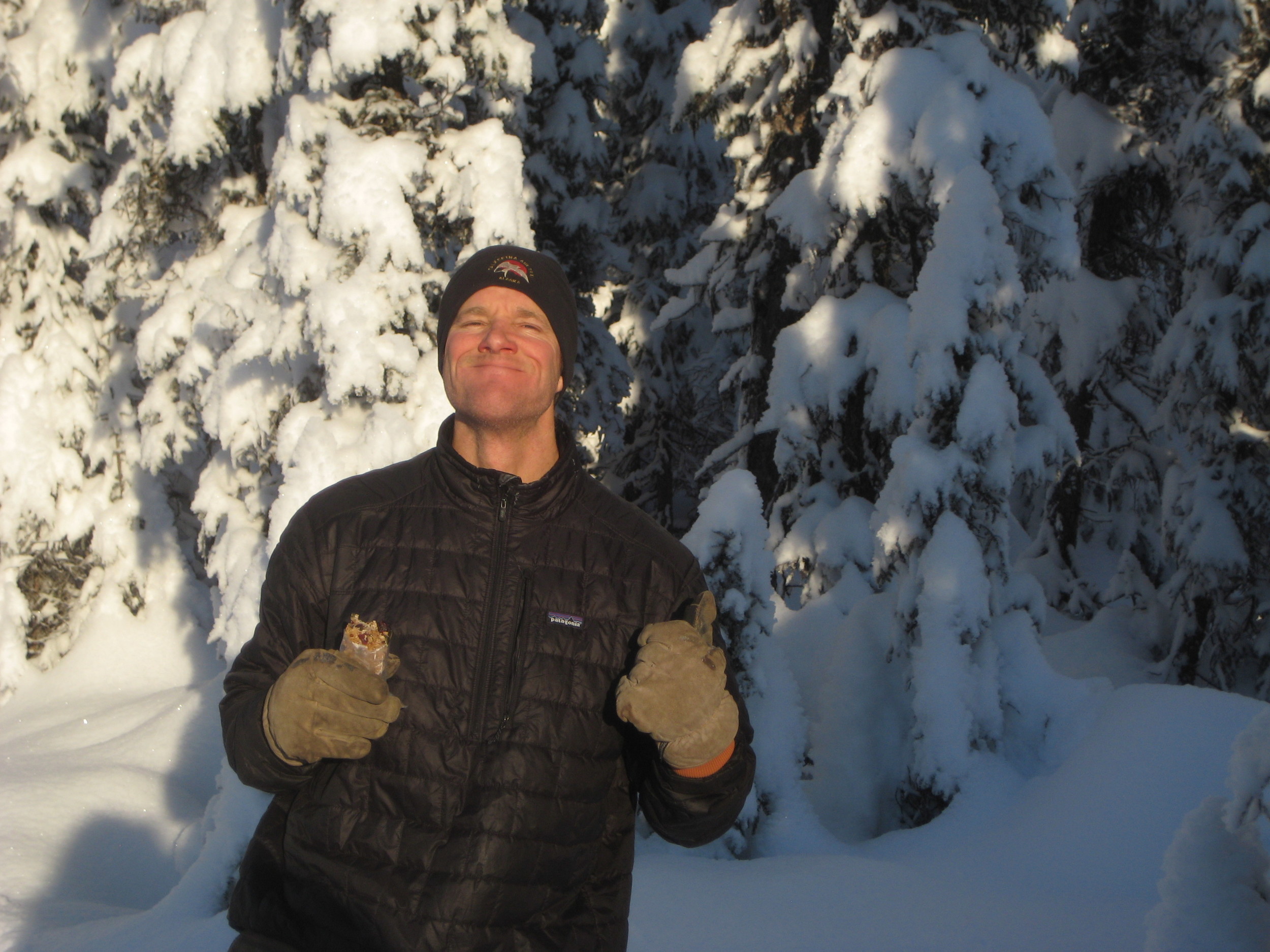 Nuts and Glory....keeping Kris fueled in a winter wonderland!