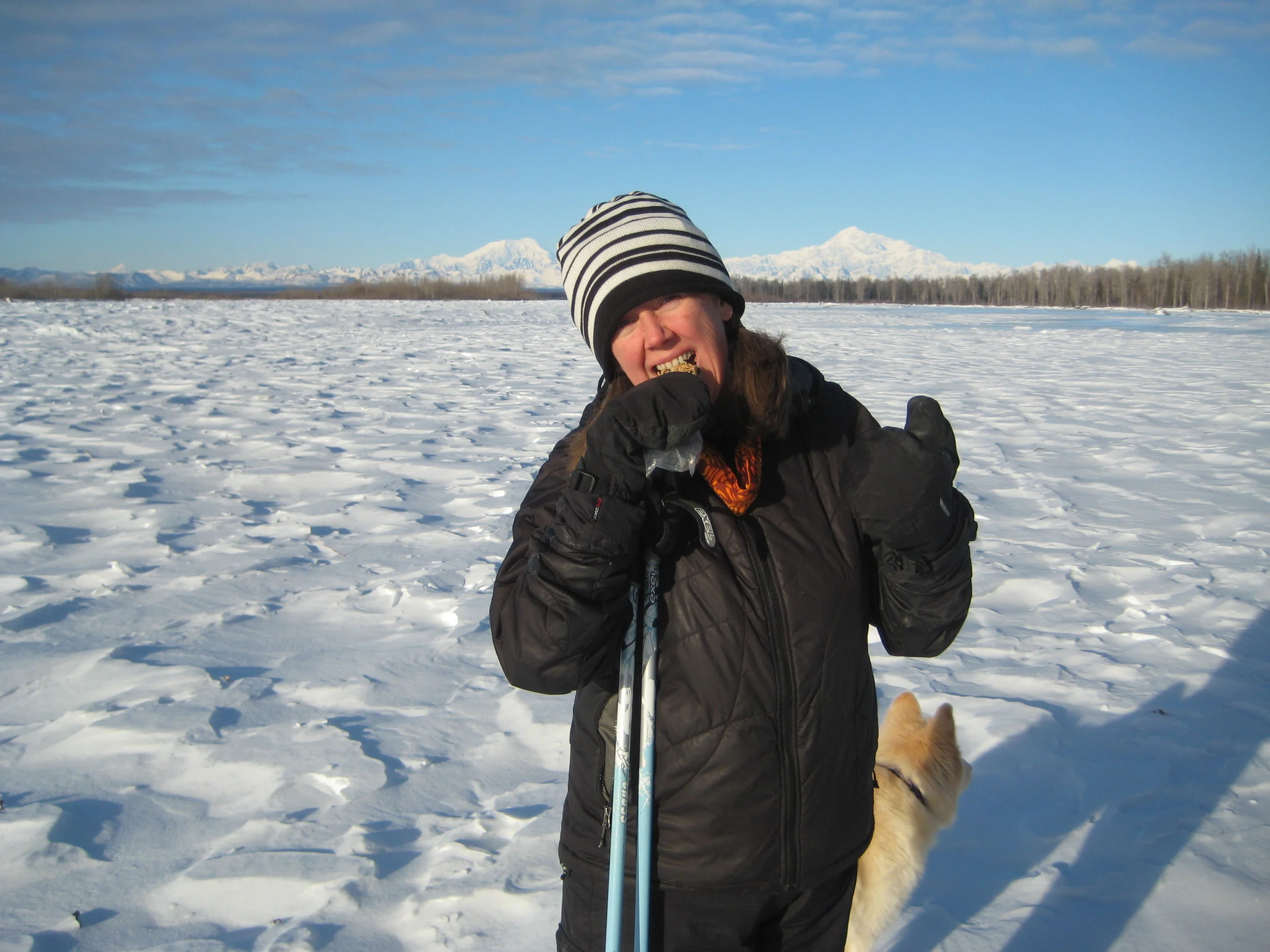 "Delish! Well done! I'm hooked!"- Randi and her dog Kaiya from Talkeetna, Alaska.