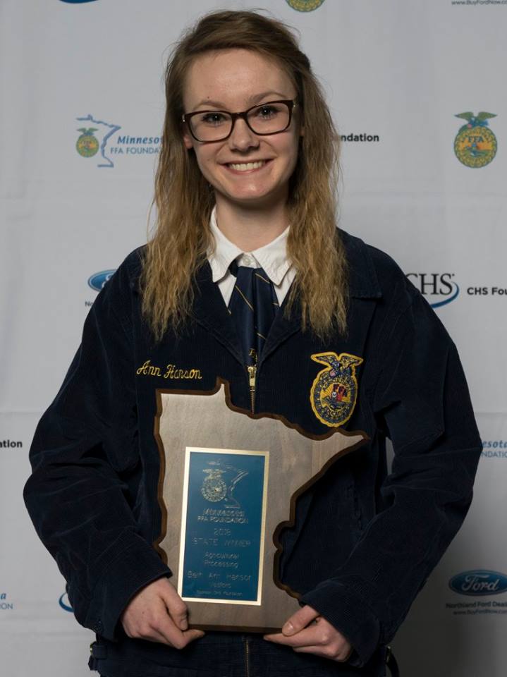 Agricultural Processing Beth Ann Hanson Medford Sponsored by: CHS Foundation - Nationally Sponsored by: CHS