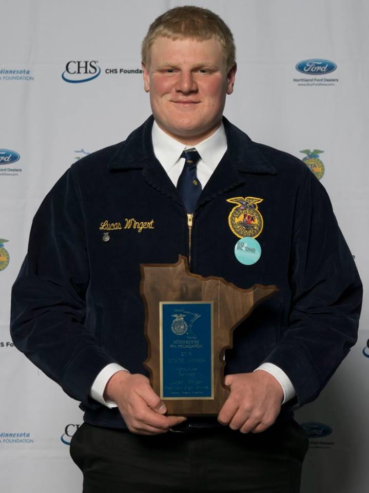 Agricultural Services Lucas Wingert Plainville-Elgin-Millville Sponsored by: Rosen’s Diversified