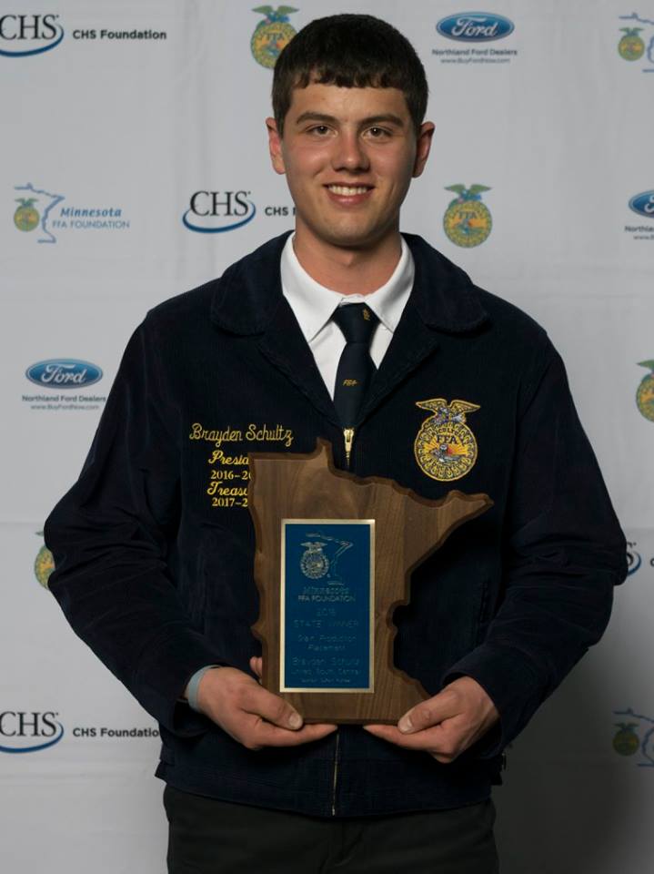 Grain Production Placement Brayden Schultz United South Central Sponsored by: DuPont Pioneer