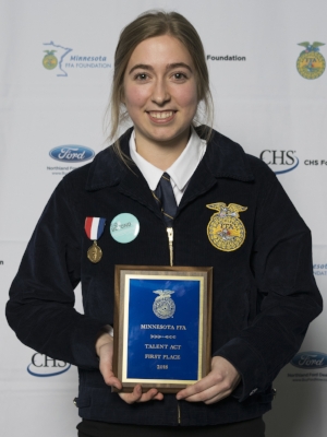 Talent Competition Champion Lydia Rigge Redwood Valley FFA Chapter Sponsor: Ruth Linkenmeyer Meirick