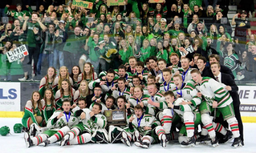 #3 East Grand Forks | Section 8A Champion Roster | Schedule / Results | Website | Media Guide Team Twitter | School Twitter | Students Twitter | Team FB | School FB Grand Forks Herald Story Quarterfinal result: W, 5-2 vs. Minnesota River Semifinal result: L, 2-6 vs. St. Cloud Cathedral