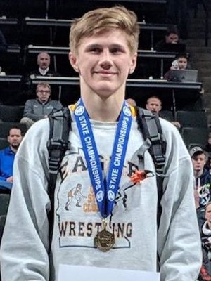Class AA 126 Champion Jake Svihel Totino-Grace