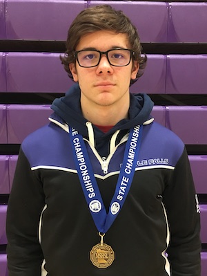 Class AAA 160 Champion Gabe Nagel Little Falls