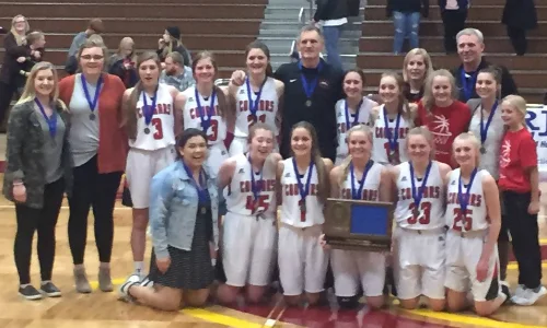 #5 Ada-Borup | Section 6A Champion Roster | Schedule / Results | Website | Media Guide Team Twitter | School Twitter | Students Twitter | Team FB | School FB INFORUM Story Quarterfinal result: 59-67 loss vs Heritage Christian- Box Score Consolation Semifinal result: 76-64 vs. Red Lake - Box Score
