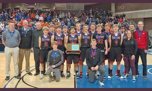 Spring Grove | Section 1A Champion Roster | Schedule / Results | Website | Media Guide Team Twitter | School Twitter | Students Twitter | Boosters FB | School FB KAAL Story | KTTC Section Championship Highlights Quarterfinal result: 78-67 win vs. Springfield - BOX SCORE | KAAL Story Semifinal result: 67-34 loss vs Henning - BOX SCORE 3rd Place result: 72-68 win vs Ada-Borup - BOX SCORE