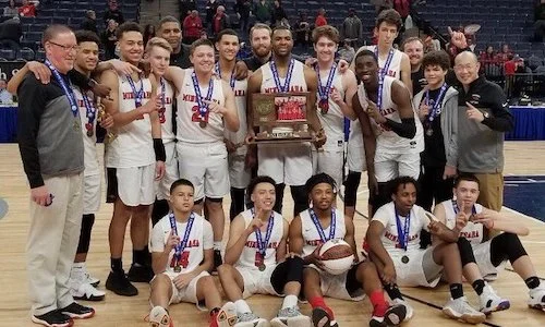 #1 Minnehaha Academy | Section 4AA Champion Roster | Schedule / Results | Website | Media Guide Team Twitter | School Twitter | Students Twitter | Team FB | School FB Star Tribune Story Quarterfinal result: 78-47 win vs. St. Peter - BOX SCORE | Pioneer Press Story Semifinal result: 82-52 win vs Lake City - BOX SCORE | Pioneer Press Story Championship result: 69-52 win vs Mpls North - BOX SCORE