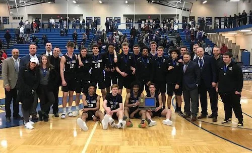 #3 East Ridge | Section 4AAAA Champion Roster | Schedule / Results | Website | Media Guide Team Twitter | School Twitter | Students Twitter | Alumni FB | Team FB Woodbury Bulletin Story Quarterfinal result: 78-41 win vs. Eastview - BOX SCORE | SWC Bulletin Story Semifinal result: 47-71 loss vs. Hopkins - BOX SCORE 3rd Place result: 59-61 loss vs Park Center - BOX SCORE