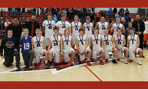 Redwood Valley | Section 3AA Champion Roster | Schedule / Results | Website | Media Guide Team Twitter | School Twitter | Alumni Twitter | KLGR FB | School FB Quarterfinal result: 58-73 loss vs Redwood Valley - BOX SCORE Consolation Semifinal result: 56-66 loss vs. Esko