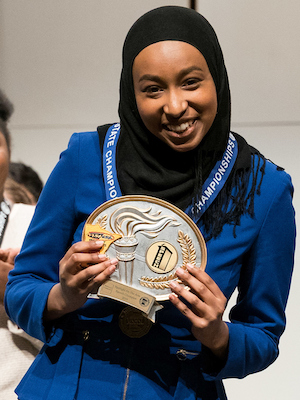 Original Oratory Halima Badri Apple Valley Photo: MN Prep Photo
