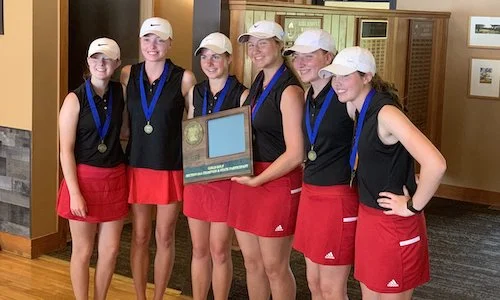 Class AA - 3rd Place Detroit Lakes | Section 8AA Champion State Tournament Roster: Anna Cihak (JR) , Evan Westrom (SO) , Hanna Knoop (7th) , McKenna Burhans (SO) , McKenna Mallow (FR) , Shelby Busker (JR) Team Twitter | School Twitter | Students Twitter | Team FB | School FB