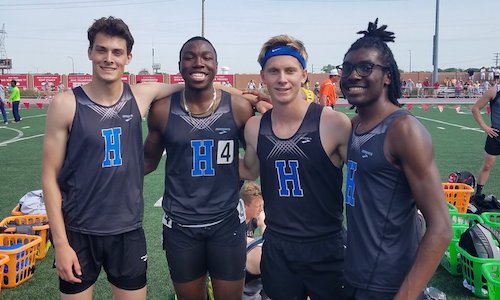 2018-19 MN Track & Field 4X200 Meter Relay Hopkins - Jaylen Champion, Wyatt Lubarski, Sam Leervig & Joe Fahnbulleh