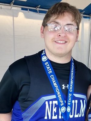 2018-19 MN Track & Field Shot Put Wheelchair Ben Mathiowetz New Ulm