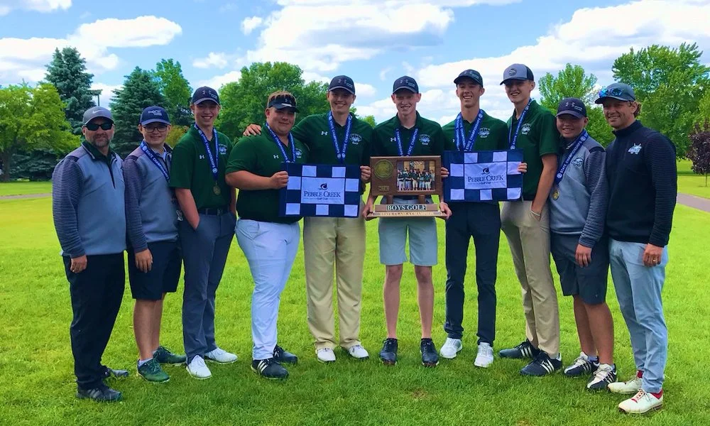 2018-19 Boys Golf Class A Team State Champion Community Christian (Willmar) Photo credit: West Central Tribune | Story