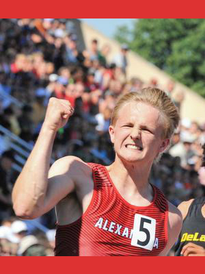2018-19 MN Track & Field 100 Meter Dash Drew Olson Alexandria