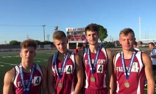 2018-19 MN Track & Field 4X400 Meter Relay Fairmont - Jordan Wolter, Hudson Artz, Andrew Moeller & Dylan Kennedy Photo Credit: MileSplit