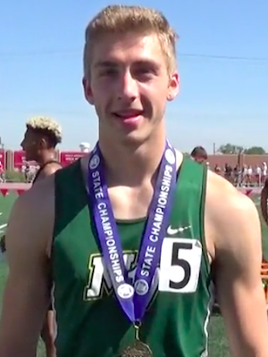 2018-19 MN Track & Field 110 Meter Hurdles Josh Sampson Mounds View