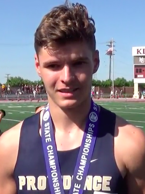 2018-19 MN Track & Field 100 Meter Dash Max Peckenschneider Providence Academy