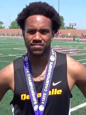 2018-19 MN Track & Field 400 Meter Dash Julian Wright DeLaSalle